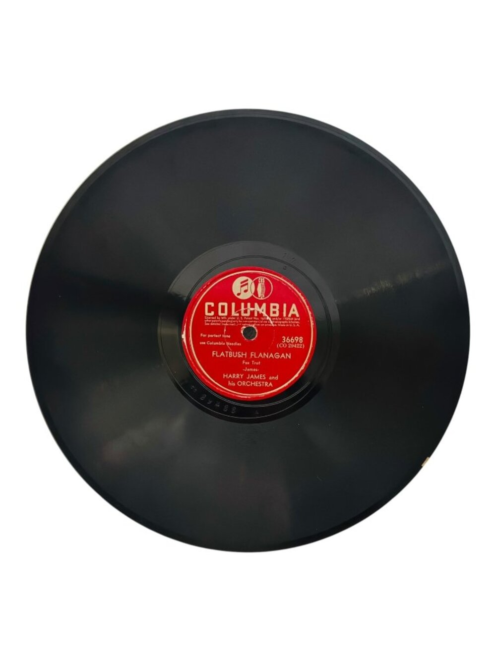 Harry James - I’ll Get By / Flatbush Flanagan - 10" Columbia 36698 78RPM